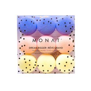 Monat Dream Bigger - 9 Pk Foam Macaron Hair Rollers